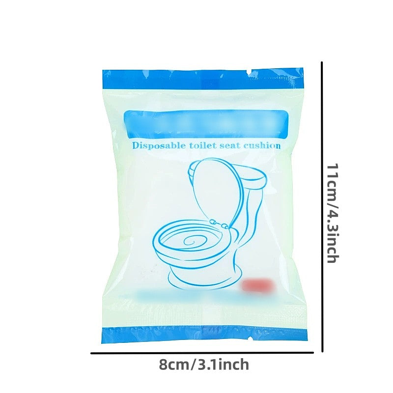 20pcs Waterproof Toilet Mat Non-woven Cloth Insulation Slip Hotel Toilet