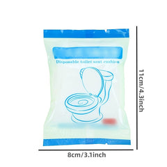 20pcs Waterproof Toilet Mat Non-woven Cloth Insulation Slip Hotel Toilet