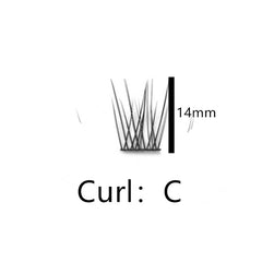 400pcs Cluster False Eyelashes Natural Look