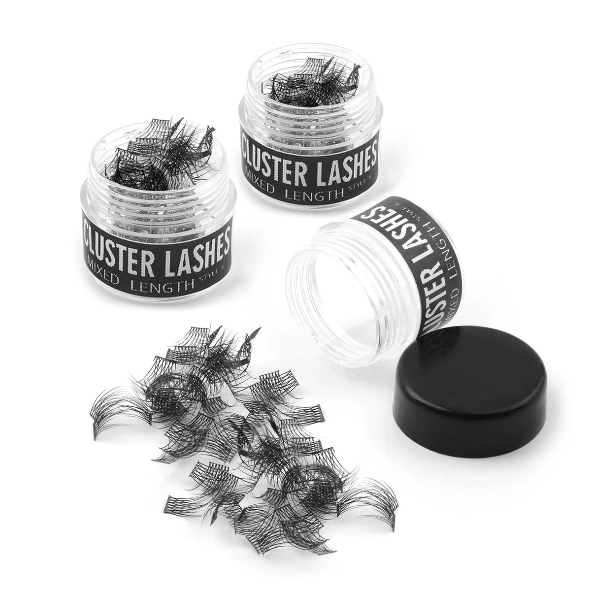 400pcs Cluster False Eyelashes Natural Look