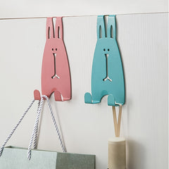 Rabbit Shaped Door Back Hook Stainless Steel Bedroom Door Hook