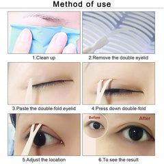 240pcs Eyelid Tape Sticker Invisible Double Fold Eye Tape
