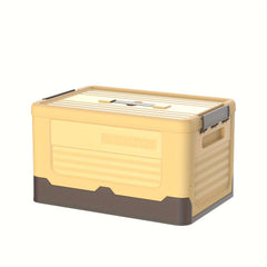 Plastic Folding Storage Box Car Trunk Storage Box Dormitory Book Storage Case