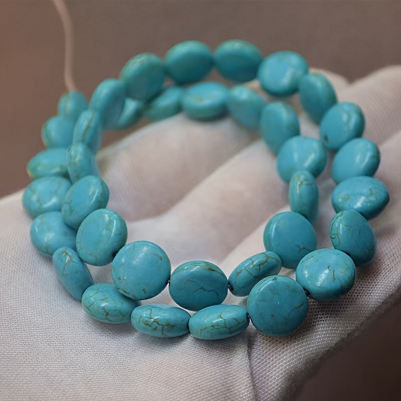30pcs Turquoise Beads For DIY Jewelry Making - Perfect Gift for Girls