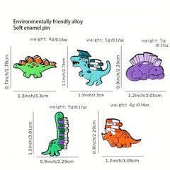 Dr Dinosaur Brooch For Girls Students