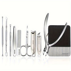 Professional 9-In-1 Nail Clippers Set with Storage Bag