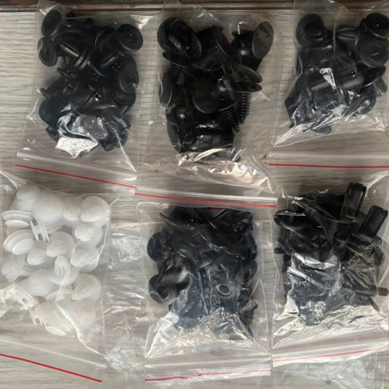 100pcs Mixed Car Buckle Fastener Set for Automotive Furniture Industry