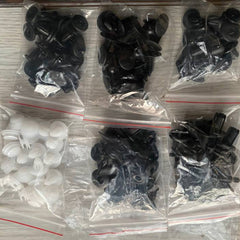 100pcs Mixed Car Buckle Fastener Set for Automotive Furniture Industry