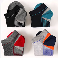 1pair Men's Outdoor Thin Deodorant Sports Socks