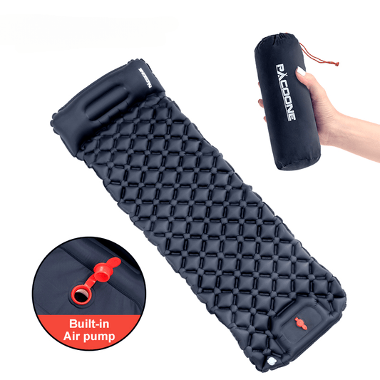 Ultralight Camping Sleeping Pad Inflatable Mattress with Pillows