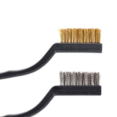 3pcs Mini Stainless Steel Rust Brush Brass Cleaning Detail Metal Brush Kit