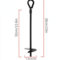 8pcs 15in Heavy-duty Swing Ground Anchors for Swings and Tents