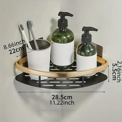 Bathroom Wall Caddy Shelves Shower Storage Rack Holder