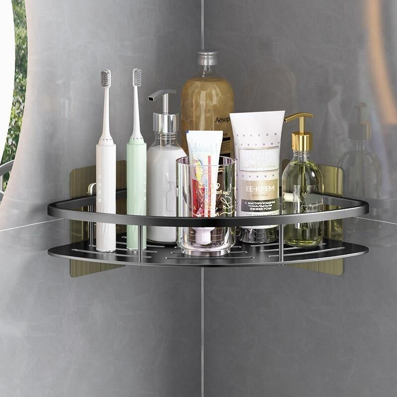 Bathroom Wall Caddy Shelves Shower Storage Rack Holder