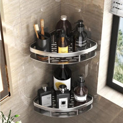 Bathroom Wall Caddy Shelves Shower Storage Rack Holder