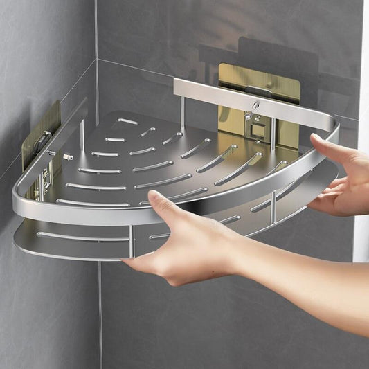 Bathroom Wall Caddy Shelves Shower Storage Rack Holder