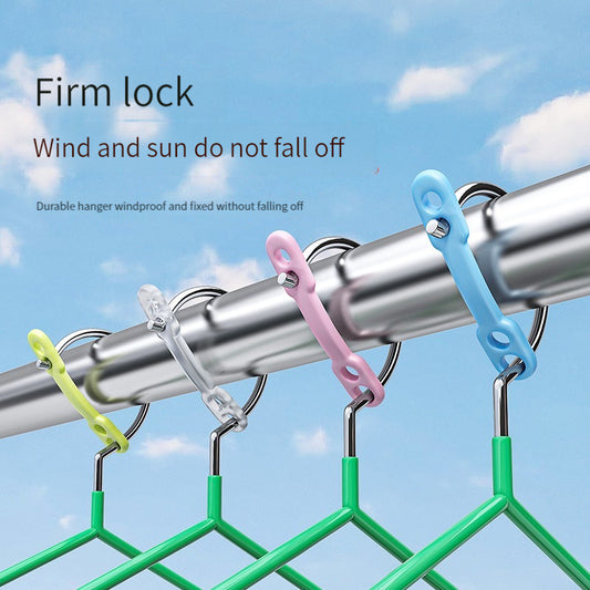 20pcs Silicone Hanger Windproof Buckle Anti-slip Fixing Buckle