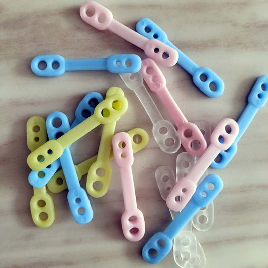 20pcs Silicone Hanger Windproof Buckle Anti-slip Fixing Buckle