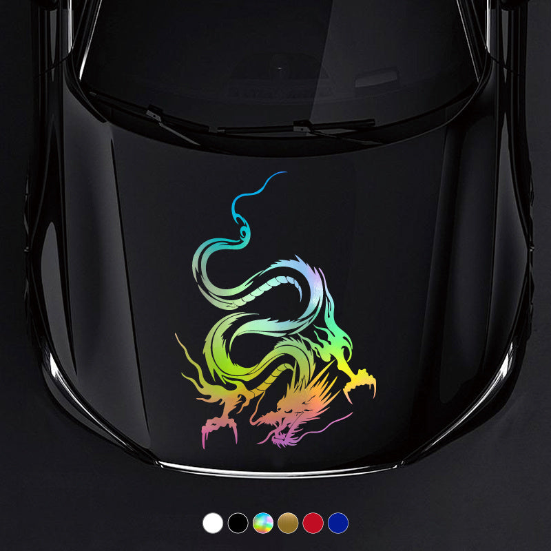 Reflective Dragon Totem Car Stickers Vinyl Decal