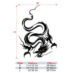 Reflective Dragon Totem Car Stickers Vinyl Decal