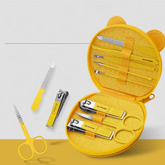 8pcs Small Animal Nail Clippers Set Splash-proof Nail Scissor Manicure Tool