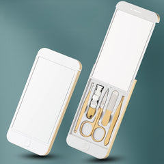 5pcs Nail Scissors Nail Clippers in Storage Box for Body & Nail Care