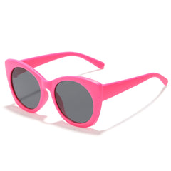 Girl's Cat Eye Frame Sun Protection Sunglasses Decorative Accessory