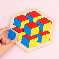 Wooden 3D Puzzle Model Educational Toy for Parent Child Interaction