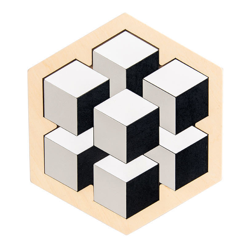 Wooden 3D Puzzle Model Educational Toy for Parent Child Interaction