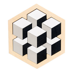 Wooden 3D Puzzle Model Educational Toy for Parent Child Interaction