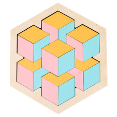 Wooden 3D Puzzle Model Educational Toy for Parent Child Interaction