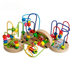 Kids Bead Stringing Toy Educational Building Blocks