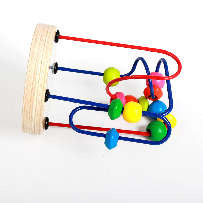 Kids Bead Stringing Toy Educational Building Blocks