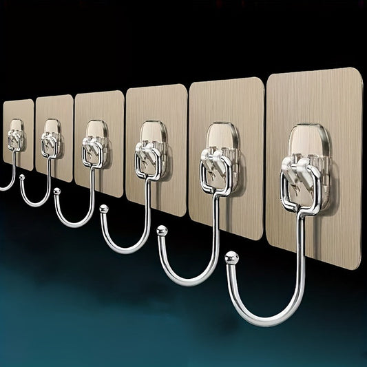 Large Adhesive Wall Hooks Bathroom Kitchen Room Accessories