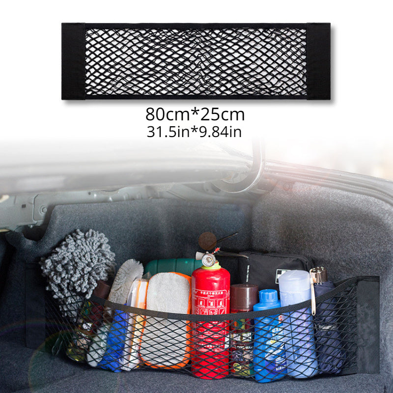 Auto Organizer Seat Back Bag Rear Mesh Trunk Elastic String Net