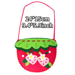 Kids DIY Craft Kit Handbag Toy for Candy Bag Party Props Decoration