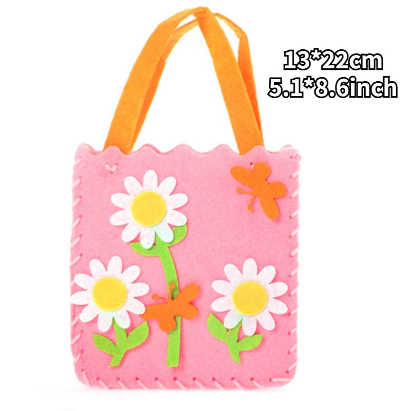 Kids DIY Craft Kit Handbag Toy for Candy Bag Party Props Decoration