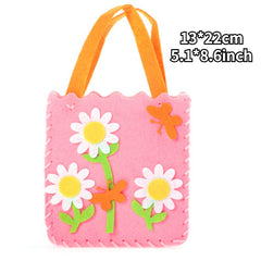 Kids DIY Craft Kit Handbag Toy for Candy Bag Party Props Decoration