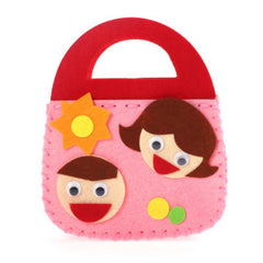 Kids DIY Craft Kit Handbag Toy for Candy Bag Party Props Decoration