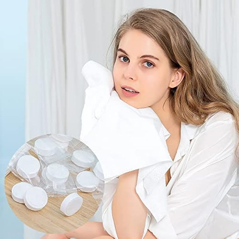 Compressed Towel Portable Disposable Travel Towels Large Soft Face & Hand Towel