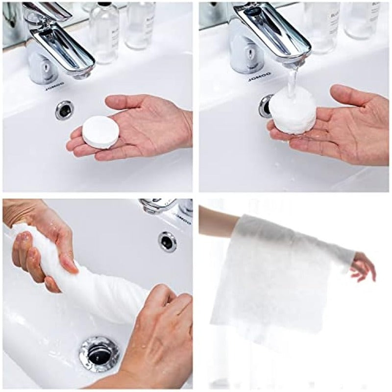 Compressed Towel Portable Disposable Travel Towels Large Soft Face & Hand Towel
