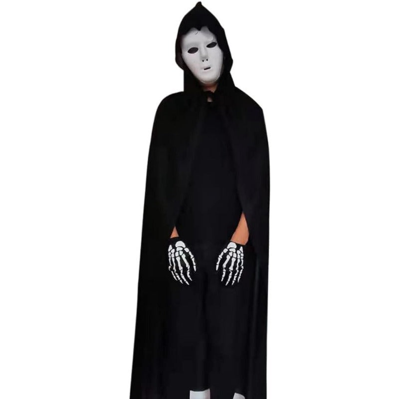 5pcs Halloween Grim Reaper Set Death Cape Costume Props