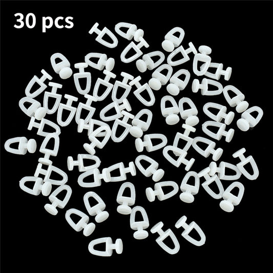30pcs Plastic Curtain Pulley Modern Home Improvement Windows Curtains Hardware