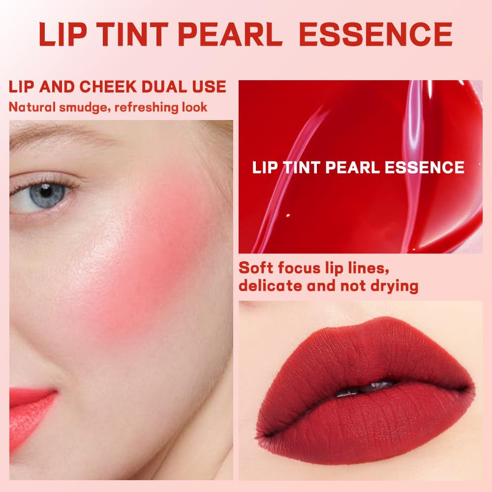 Long-Lasting Red Lip Glaze Lip Gloss Waterproof Non-Stick Cup Lip Liquid