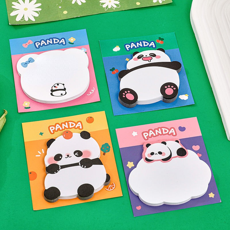Cartoon Panda Sticky Notes - Strong Adhesive Memo Pad