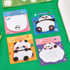 Cartoon Panda Sticky Notes - Strong Adhesive Memo Pad