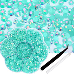 Pink AB Flatback Rhinestones Crafts Kit