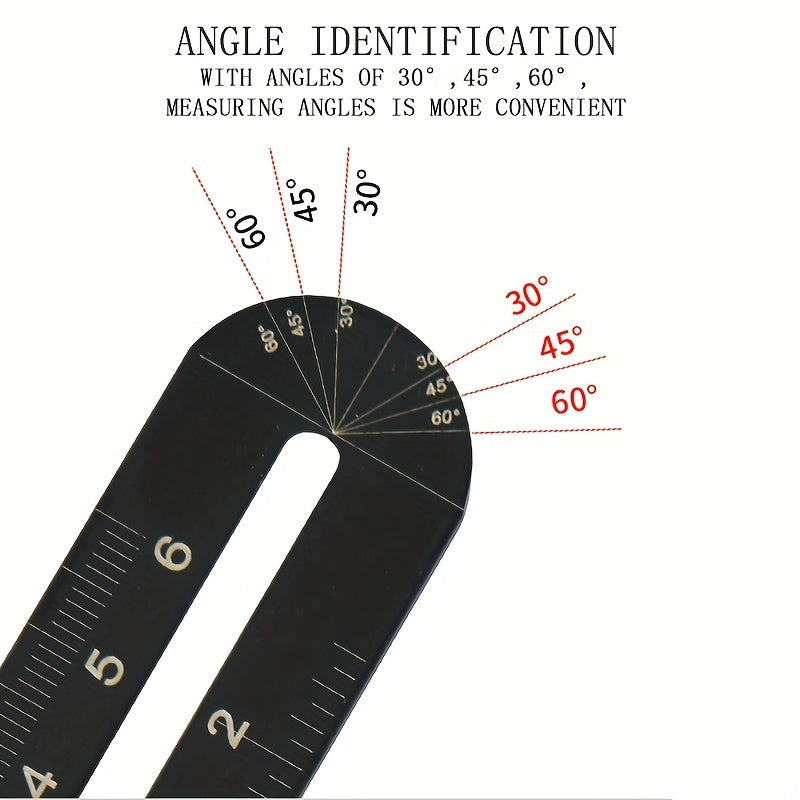 Aluminum Alloy Angle Finder Universal Angler Ruler