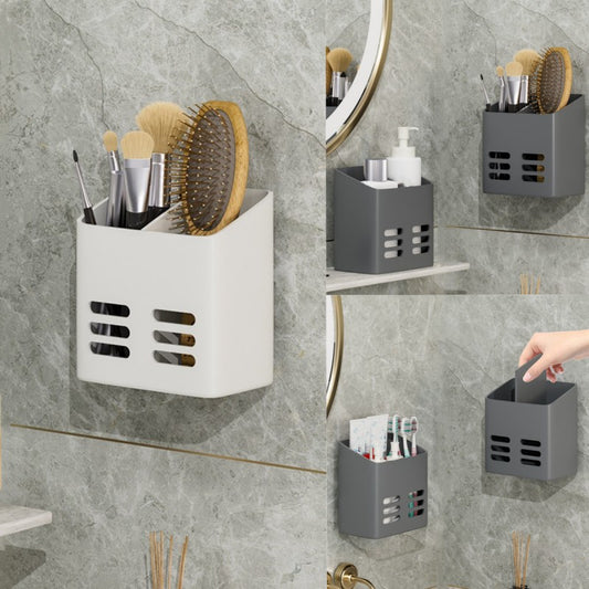 Wall Mounted Cosmetic Storage Rack Bathroom Organizer Stand