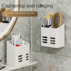 Wall Mounted Cosmetic Storage Rack Bathroom Organizer Stand
